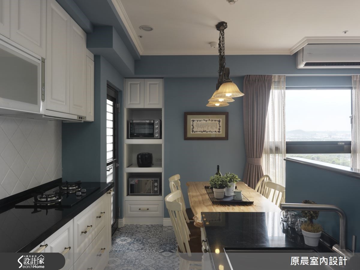 20坪預售屋＿鄉村風餐廳廚房案例圖片＿原晨室內設計＿原晨_19之15