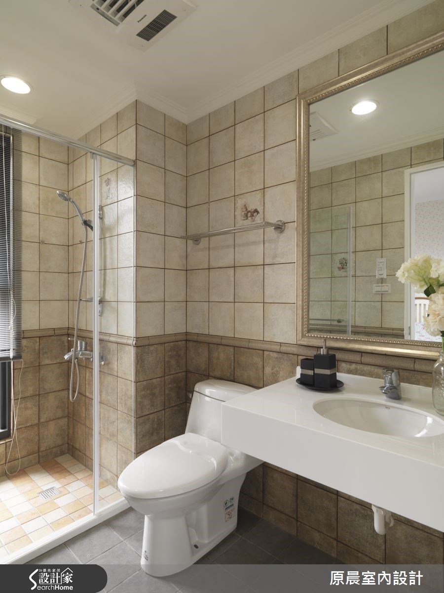 20坪預售屋＿鄉村風浴室案例圖片＿原晨室內設計＿原晨_19之23