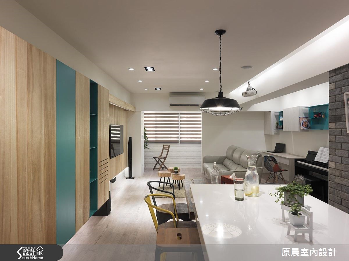 22坪老屋(16~30年)＿北歐風客廳餐廳案例圖片＿原晨室內設計＿原晨_20之5