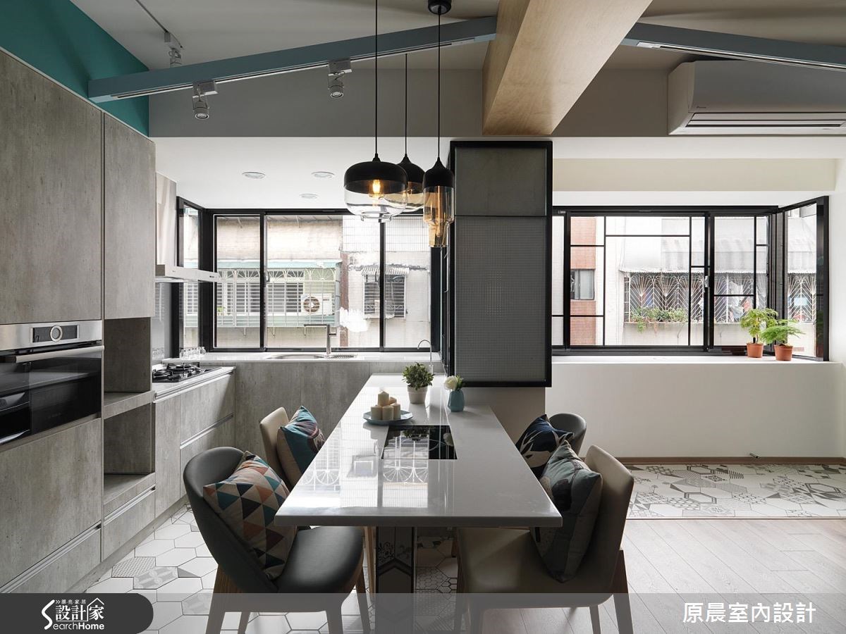 23坪老屋(16~30年)＿北歐風玄關餐廳廚房案例圖片＿原晨室內設計＿原晨_21之19