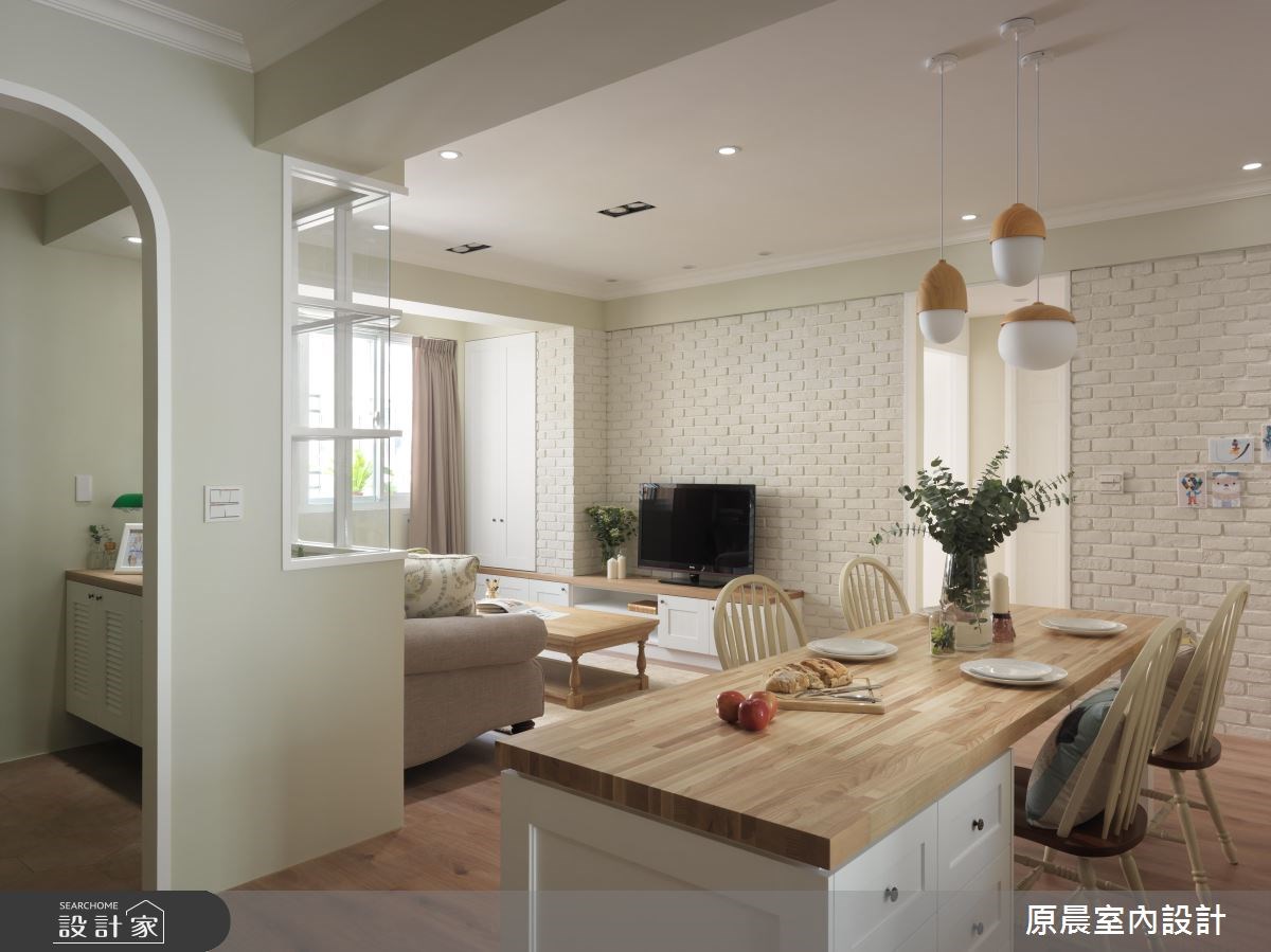 26坪老屋(16~30年)＿鄉村風玄關客廳餐廳案例圖片＿原晨室內設計＿原晨_23之7