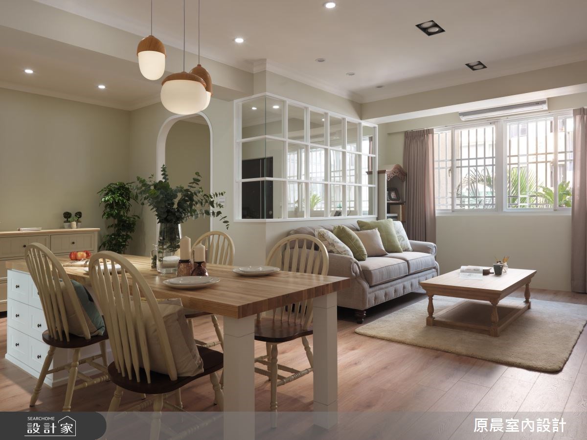 26坪老屋(16~30年)＿鄉村風玄關客廳餐廳案例圖片＿原晨室內設計＿原晨_23之11