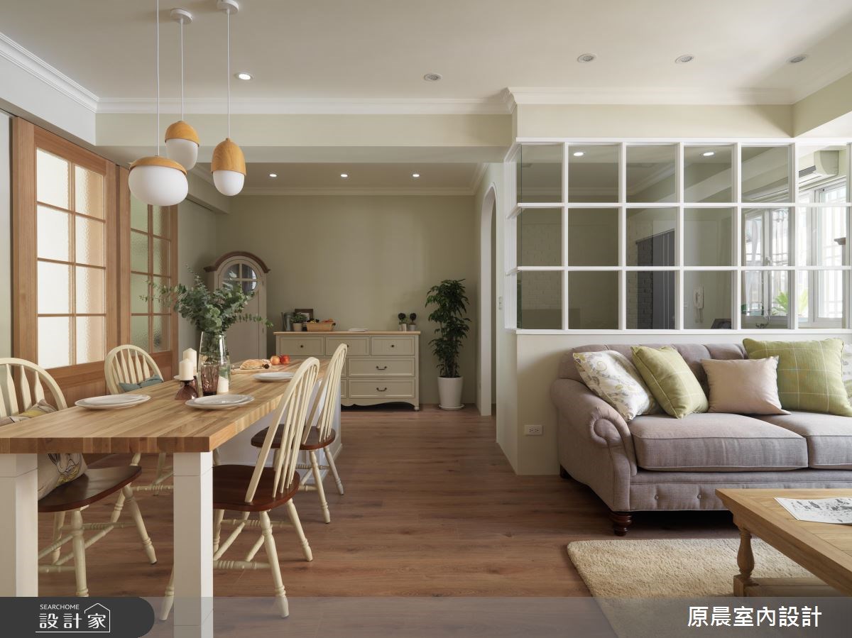 26坪老屋(16~30年)＿鄉村風玄關客廳餐廳案例圖片＿原晨室內設計＿原晨_23之12