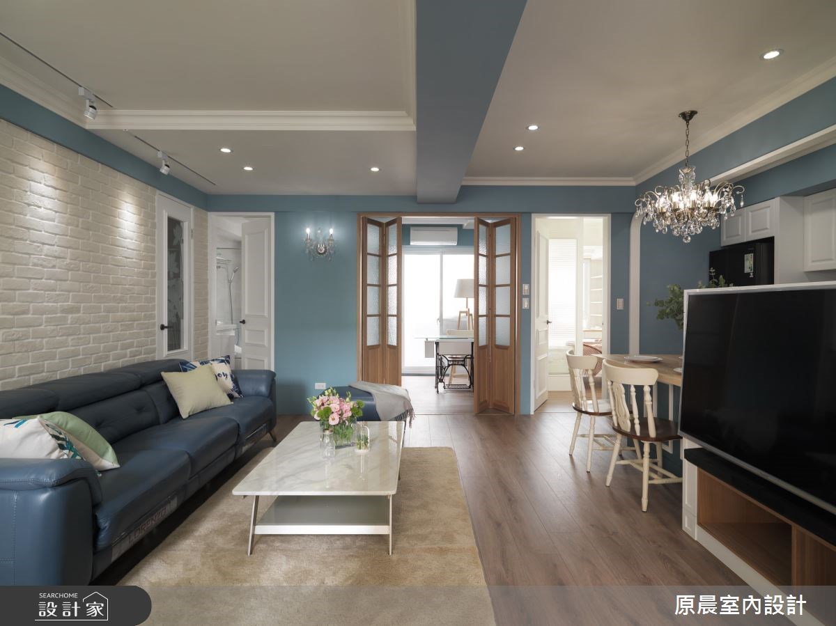 27坪老屋(16~30年)＿鄉村風客廳餐廳案例圖片＿原晨室內設計＿原晨_24之2