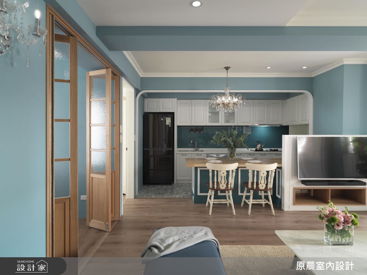 27坪老屋(16~30年)＿鄉村風客廳餐廳廚房案例圖片＿原晨室內設計＿原晨_24之5