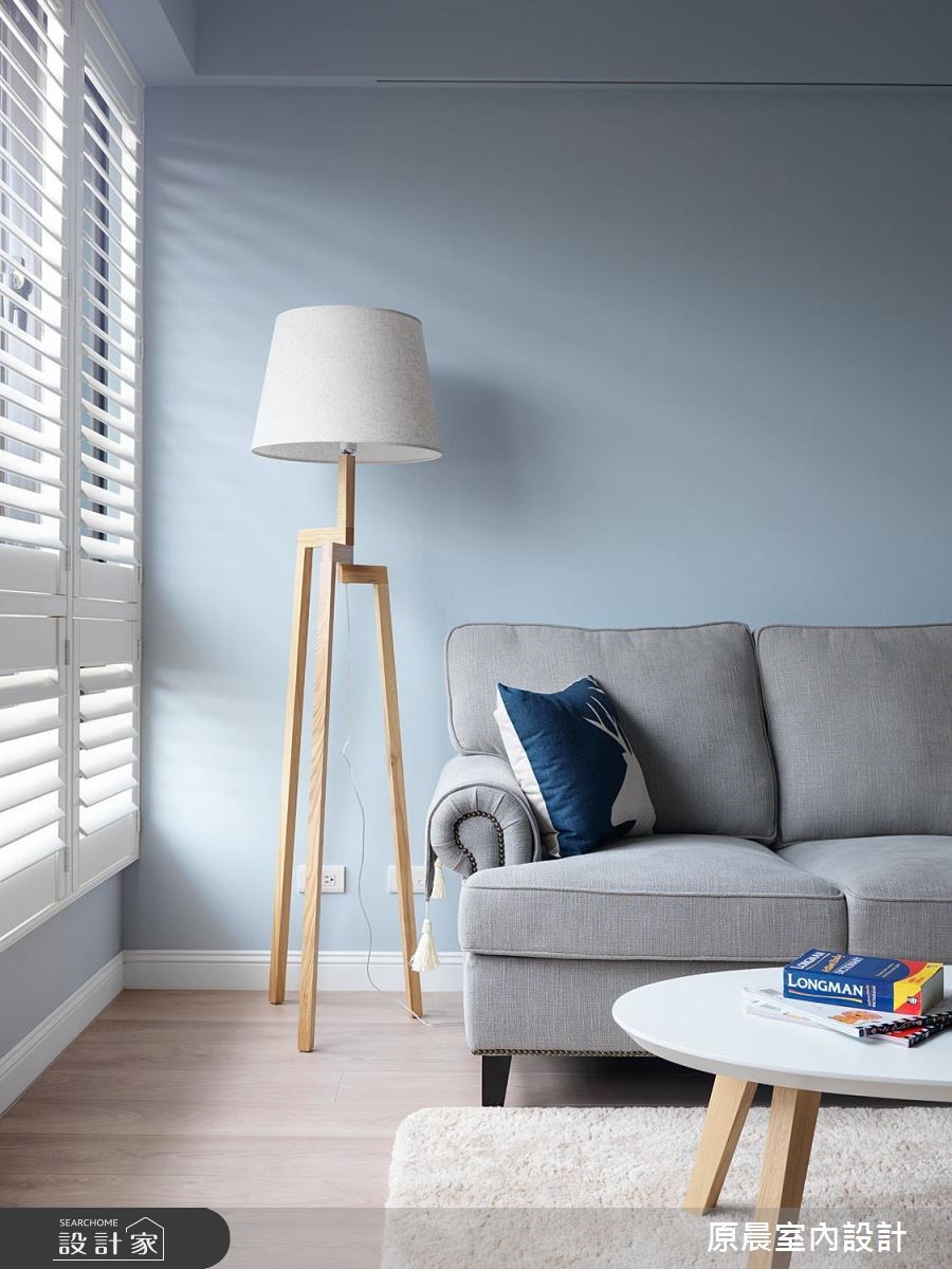 32坪新成屋(5年以下)＿鄉村風客廳案例圖片＿原晨室內設計＿原晨_25之4