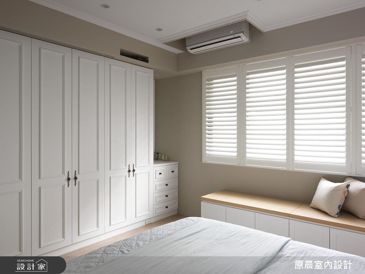32坪新成屋(5年以下)＿鄉村風臥室臥榻案例圖片＿原晨室內設計＿原晨_25之8