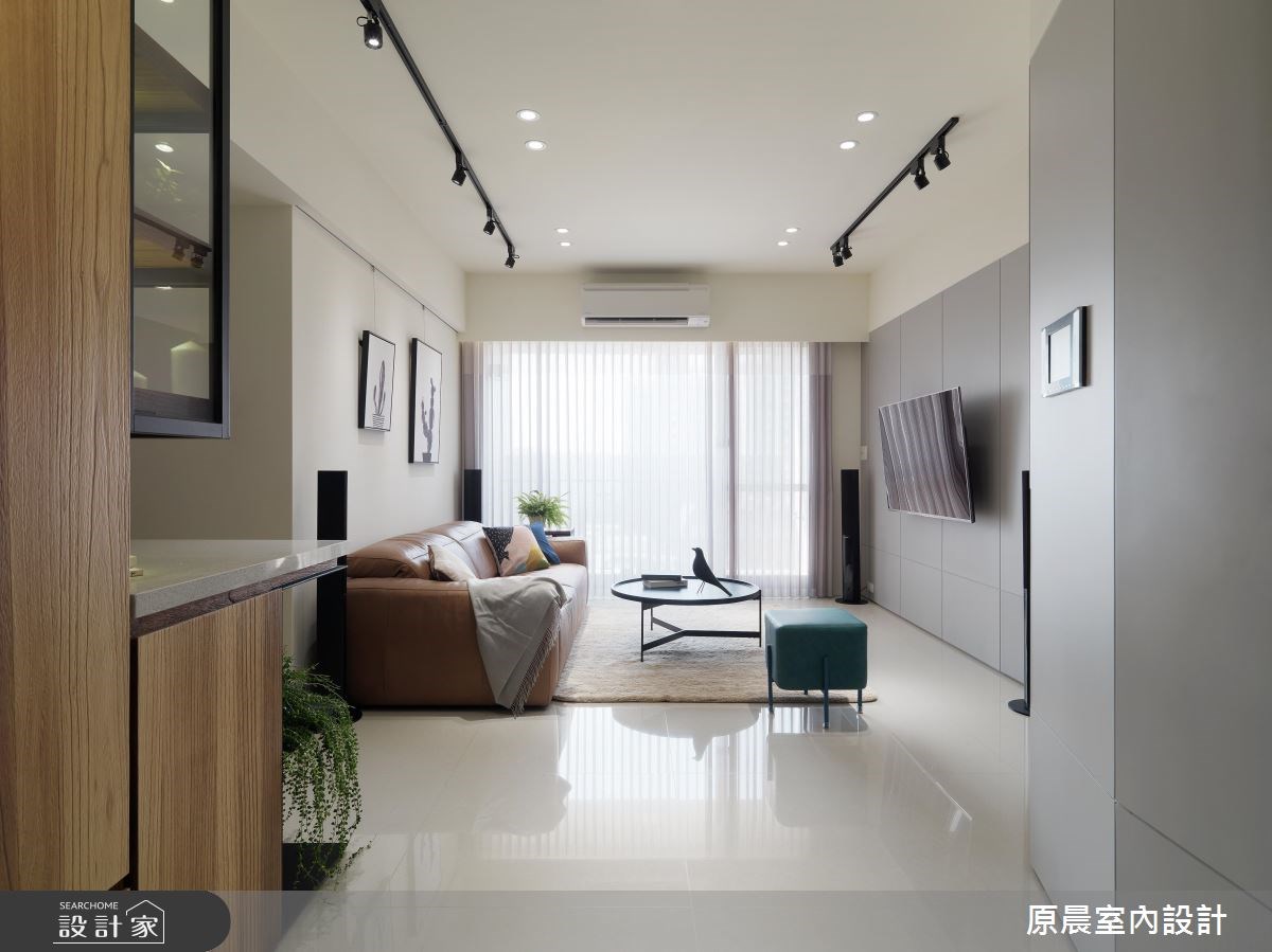 30坪新成屋(5年以下)＿現代風玄關客廳案例圖片＿原晨室內設計＿原晨_27之7266