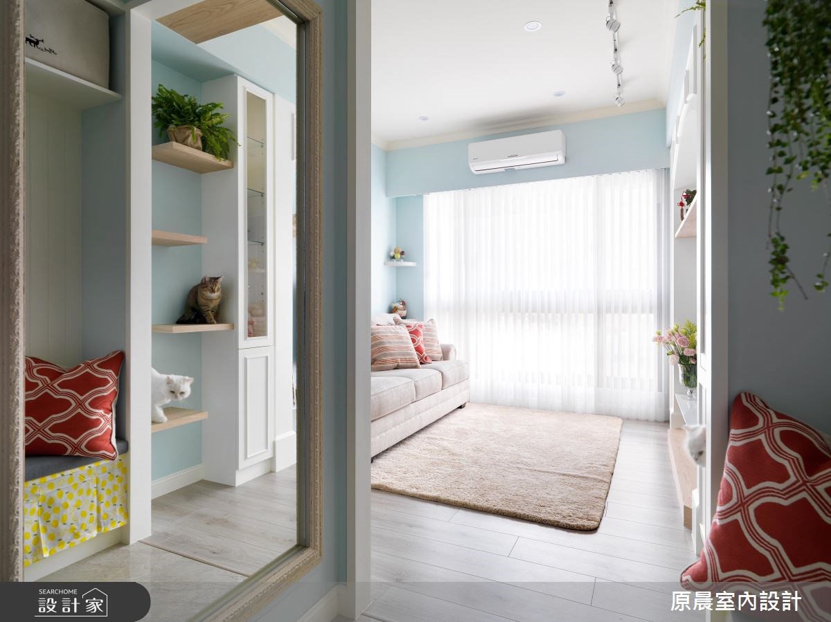 25坪預售屋＿鄉村風客廳案例圖片＿原晨室內設計＿原晨_29之2