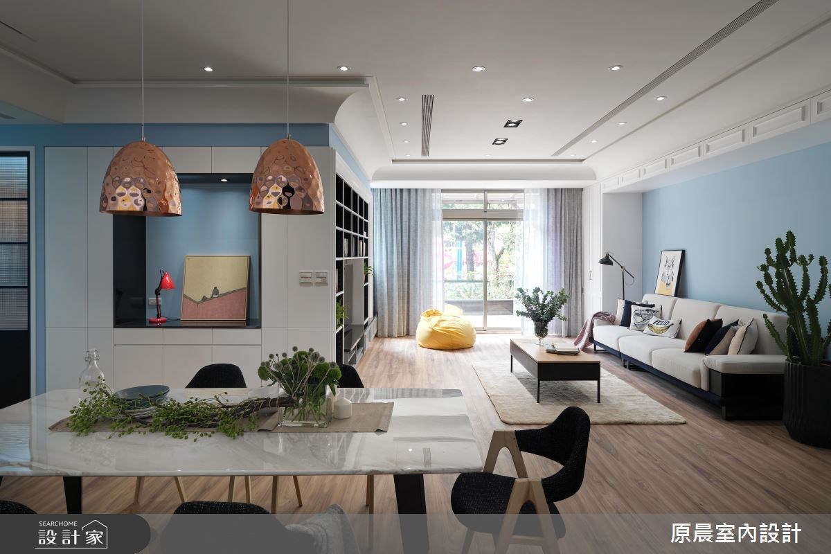 45坪老屋(16~30年)＿混搭風客廳案例圖片＿原晨室內設計＿原晨_30之2