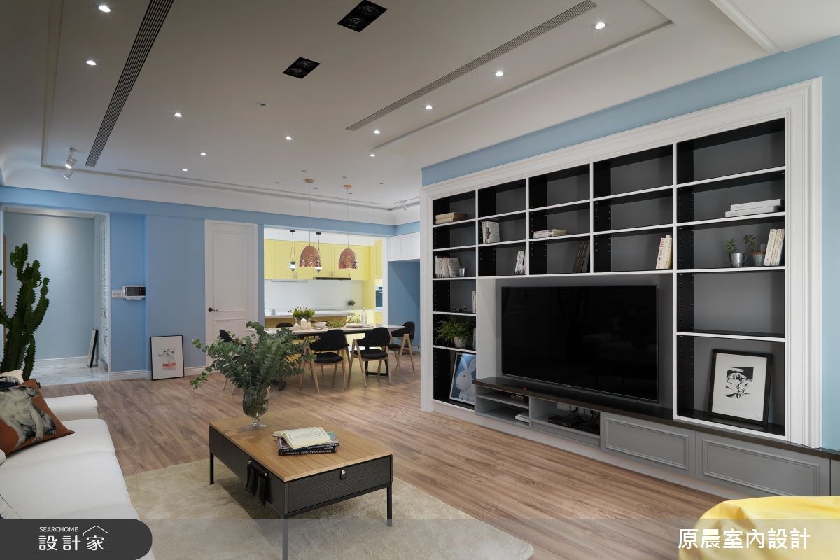 45坪老屋(16~30年)＿混搭風客廳案例圖片＿原晨室內設計＿原晨_30之6