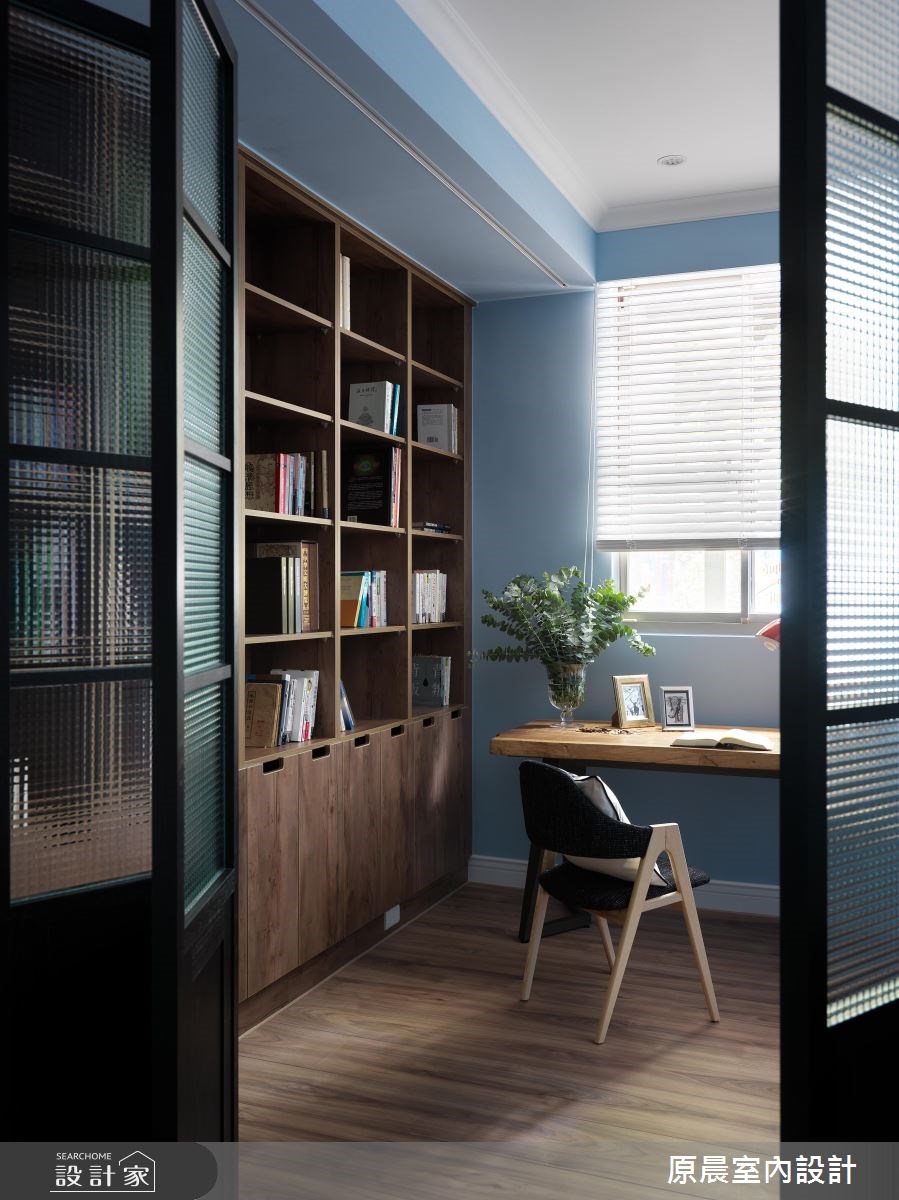 45坪老屋(16~30年)＿混搭風書房工作區案例圖片＿原晨室內設計＿原晨_30之10