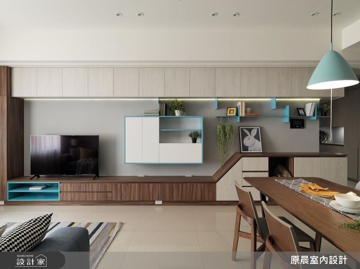 32坪新成屋(5年以下)＿北歐風客廳案例圖片＿原晨室內設計＿原晨_31之6