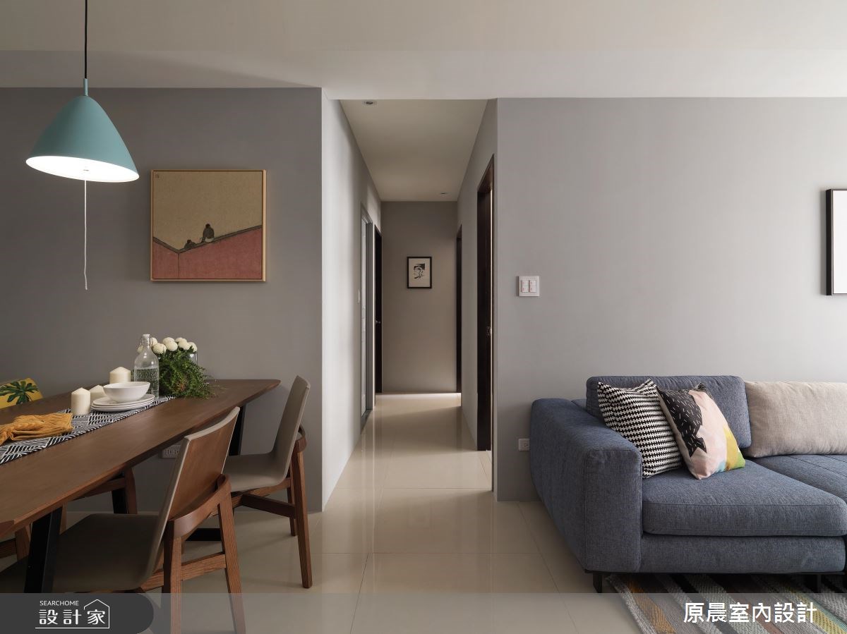32坪新成屋(5年以下)＿北歐風客廳案例圖片＿原晨室內設計＿原晨_31之7