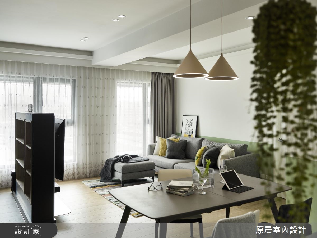 20坪新成屋(5年以下)＿混搭風客廳餐廳案例圖片＿原晨室內設計＿原晨_32之2