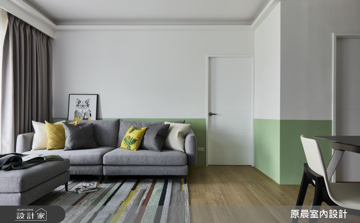20坪新成屋(5年以下)＿混搭風客廳案例圖片＿原晨室內設計＿原晨_32之8