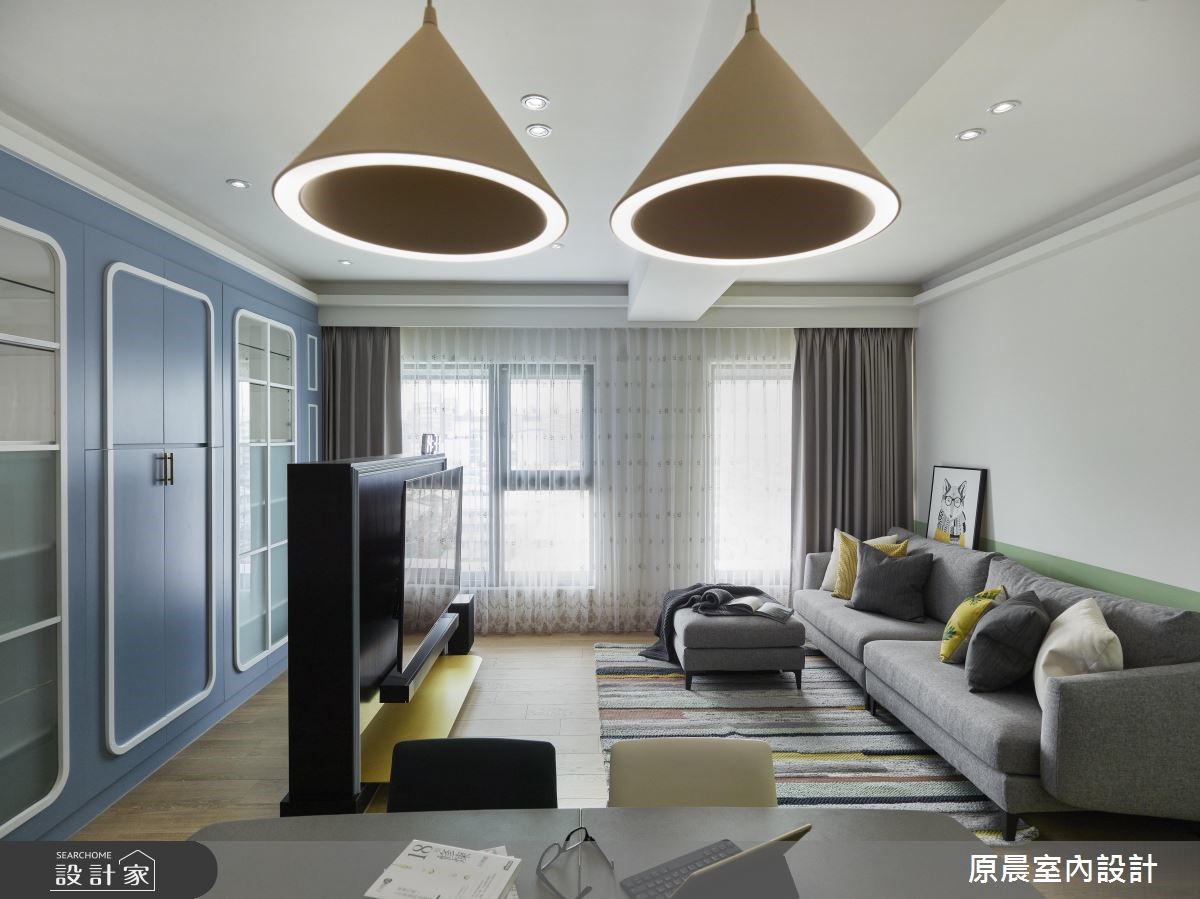 20坪新成屋(5年以下)＿混搭風客廳案例圖片＿原晨室內設計＿原晨_32之3