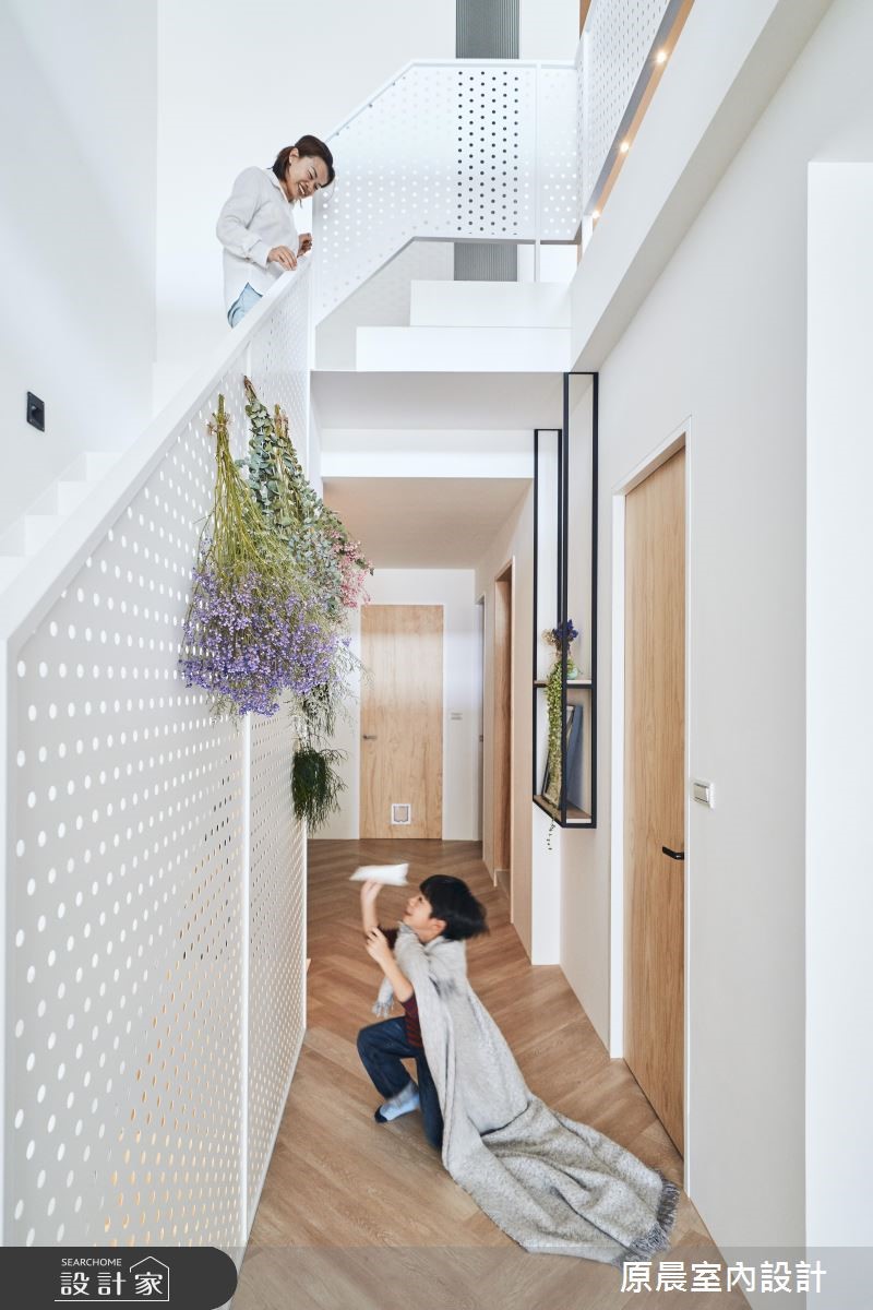 60坪老屋(16~30年)＿北歐風樓梯走廊案例圖片＿原晨室內設計＿原晨_34之15