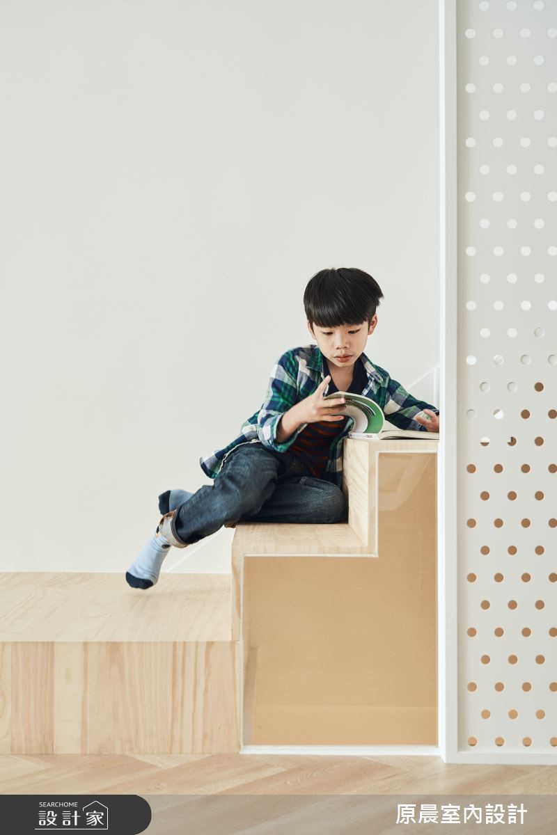 60坪老屋(16~30年)＿北歐風樓梯案例圖片＿原晨室內設計＿原晨_34之14
