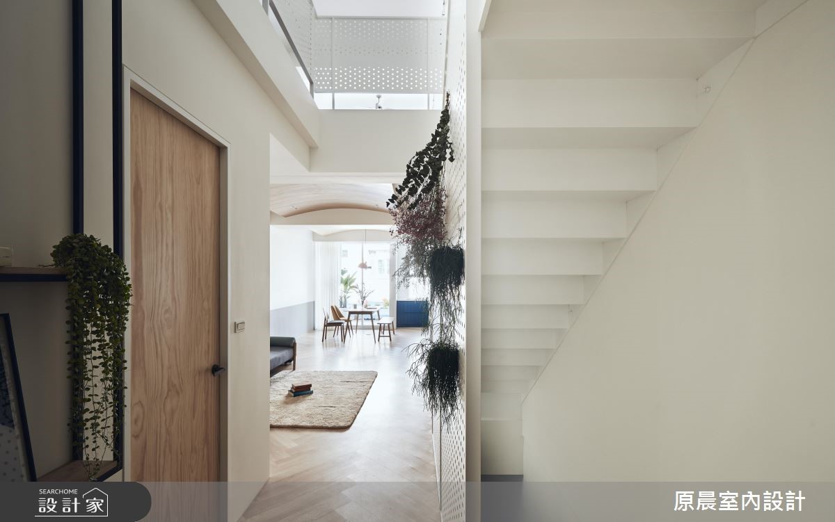 60坪老屋(16~30年)＿北歐風樓梯走廊案例圖片＿原晨室內設計＿原晨_34之2