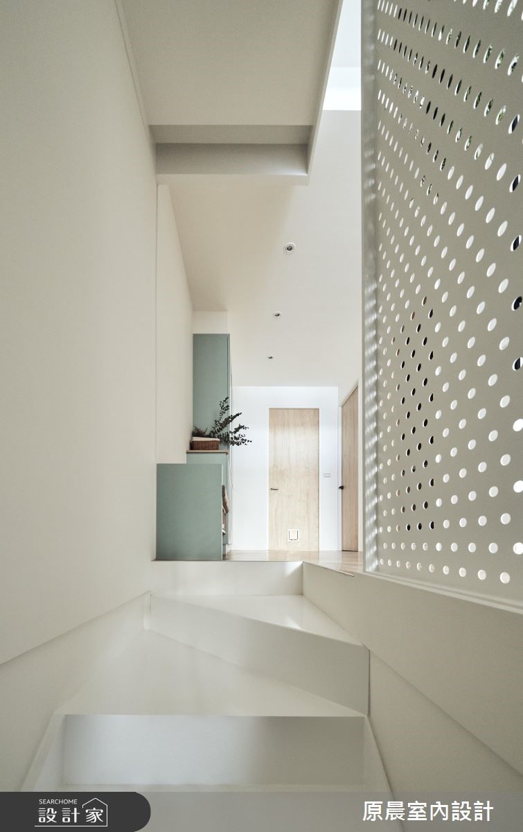 60坪老屋(16~30年)＿北歐風樓梯走廊案例圖片＿原晨室內設計＿原晨_34之16