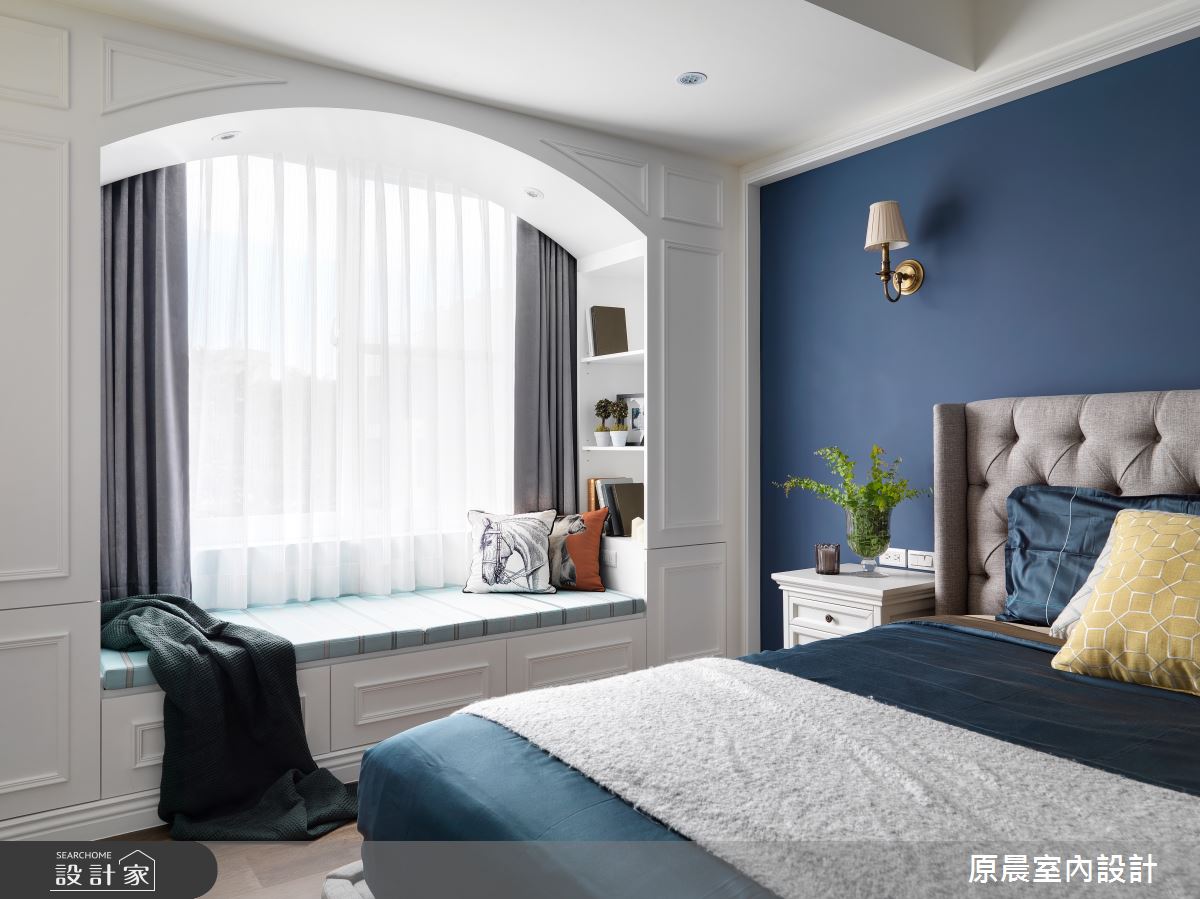 60坪新成屋(5年以下)＿鄉村風臥室臥榻案例圖片＿原晨室內設計＿原晨_35之18