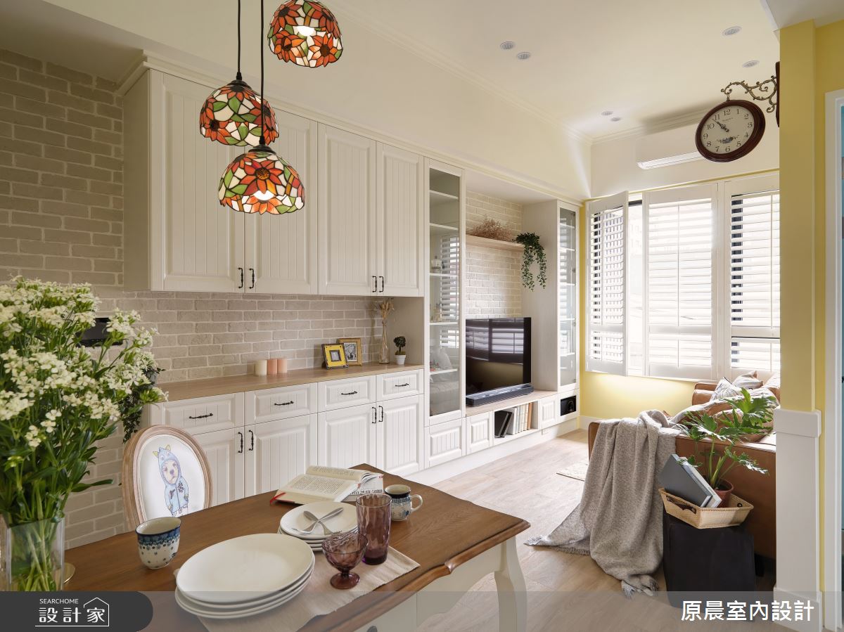 19坪新成屋(5年以下)＿鄉村風客廳餐廳案例圖片＿原晨室內設計＿原晨_37之5
