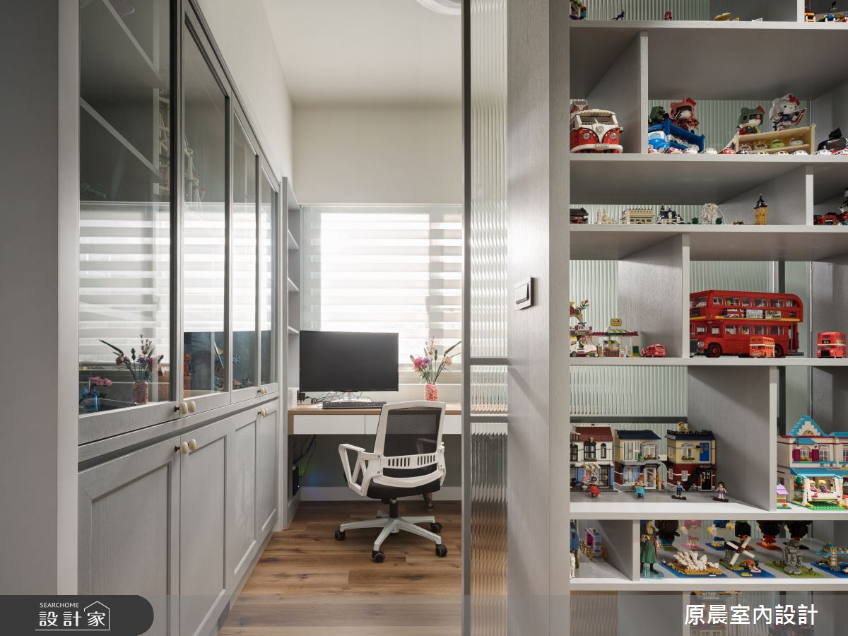 35坪中古屋(5~15年)＿鄉村風書房案例圖片＿原晨室內設計＿原晨_38之14
