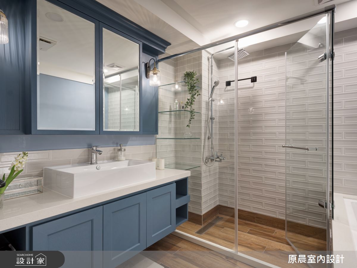 35坪中古屋(5~15年)＿鄉村風浴室案例圖片＿原晨室內設計＿原晨_38之17