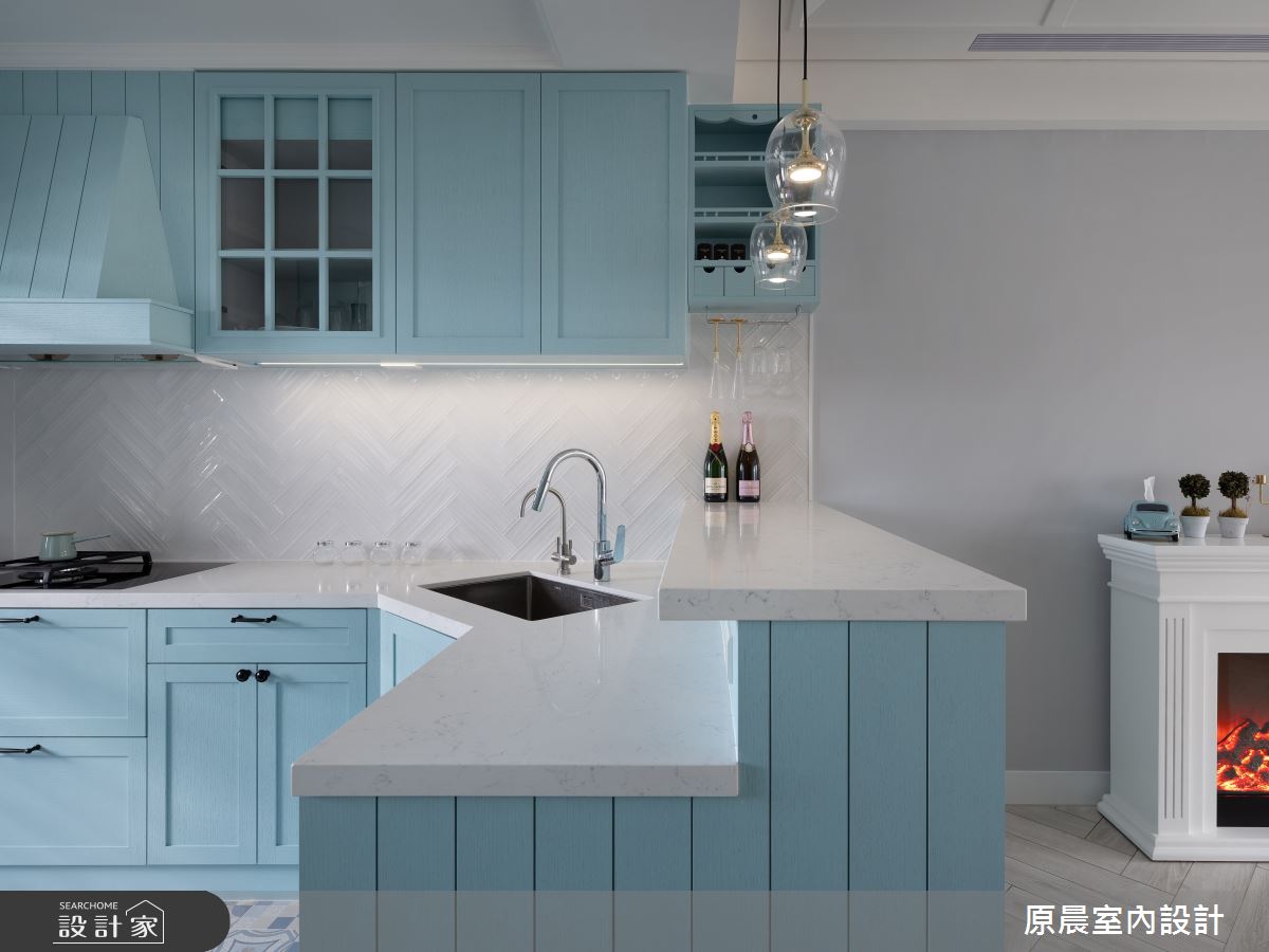 35坪中古屋(5~15年)＿美式風廚房案例圖片＿原晨室內設計＿原晨_40之7