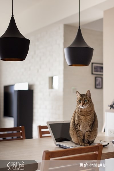28坪新成屋(5年以下)＿北歐風客廳餐廳案例圖片＿思維空間設計有限公司＿思維_01之13