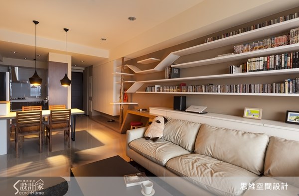 28坪新成屋(5年以下)＿北歐風客廳餐廳廚房案例圖片＿思維空間設計有限公司＿思維_01之5