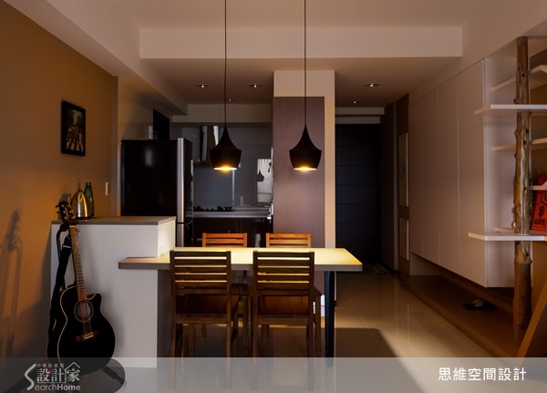 28坪新成屋(5年以下)＿北歐風玄關客廳餐廳臥室案例圖片＿思維空間設計有限公司＿思維_01之14