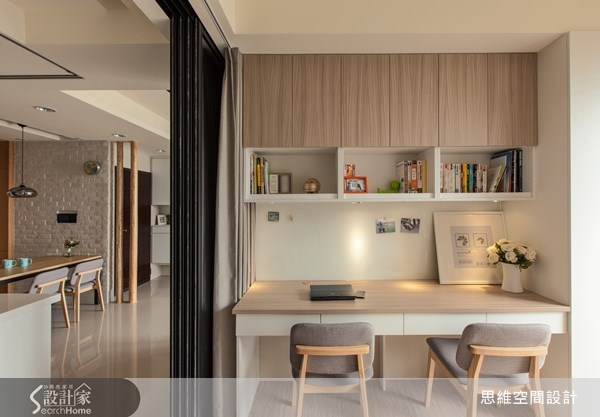 25坪新成屋(5年以下)＿療癒風玄關餐廳書房案例圖片＿思維空間設計有限公司＿思維_02之5