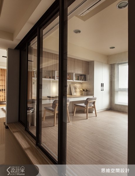 25坪新成屋(5年以下)＿療癒風書房案例圖片＿思維空間設計有限公司＿思維_02之1