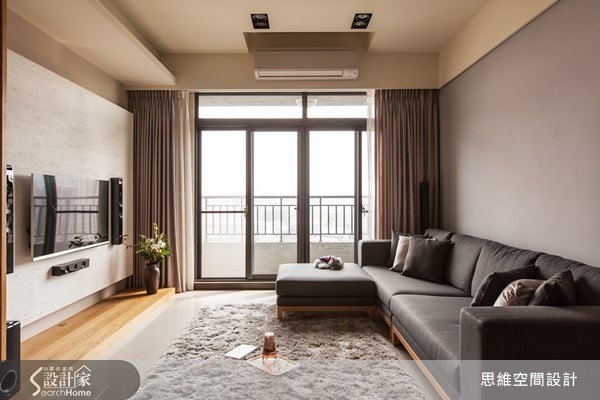 25坪新成屋(5年以下)＿療癒風客廳案例圖片＿思維空間設計有限公司＿思維_02之14