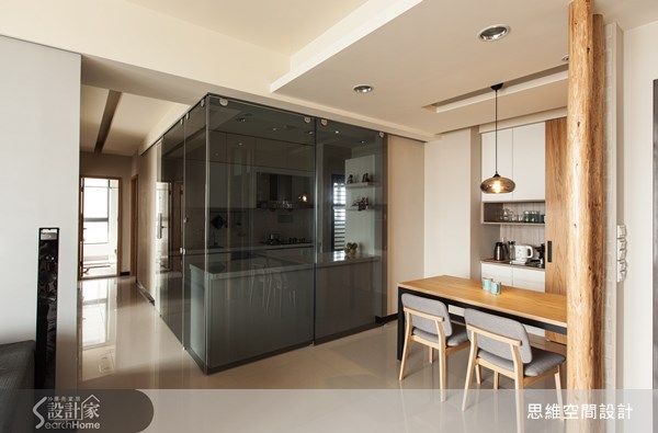 25坪新成屋(5年以下)＿療癒風餐廳廚房走廊案例圖片＿思維空間設計有限公司＿思維_02之8