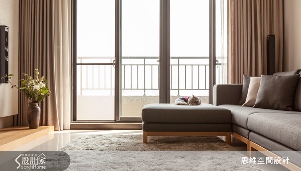 25坪新成屋(5年以下)＿療癒風客廳案例圖片＿思維空間設計有限公司＿思維_02之15