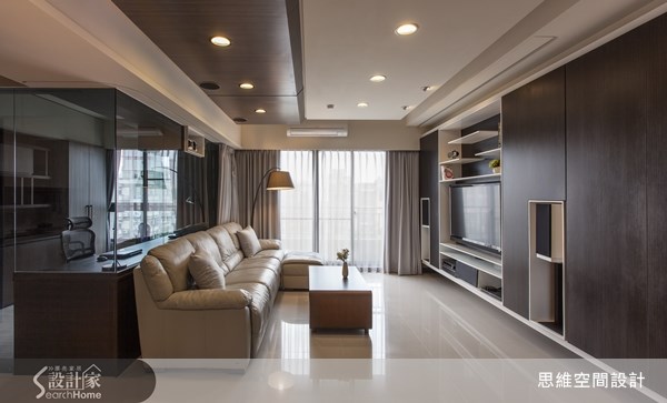 29坪新成屋(5年以下)＿現代風客廳書房案例圖片＿思維空間設計有限公司＿思維_03之4