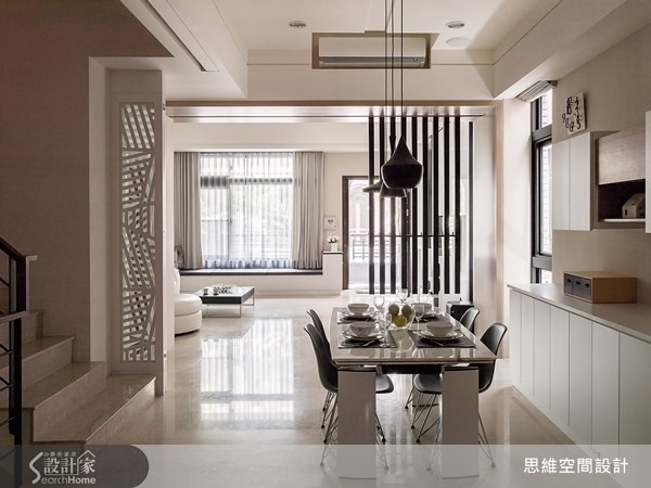 124坪新成屋(5年以下)＿現代風客廳餐廳樓梯臥榻案例圖片＿思維空間設計有限公司＿思維_04之5