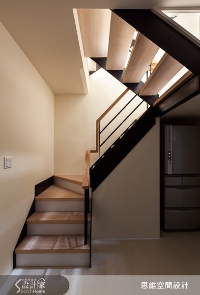 52坪老屋(16~30年)＿現代風樓梯案例圖片＿思維空間設計有限公司＿思維_07之10