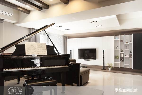 30坪新成屋(5年以下)＿現代風客廳案例圖片＿思維空間設計有限公司＿思維_09之12