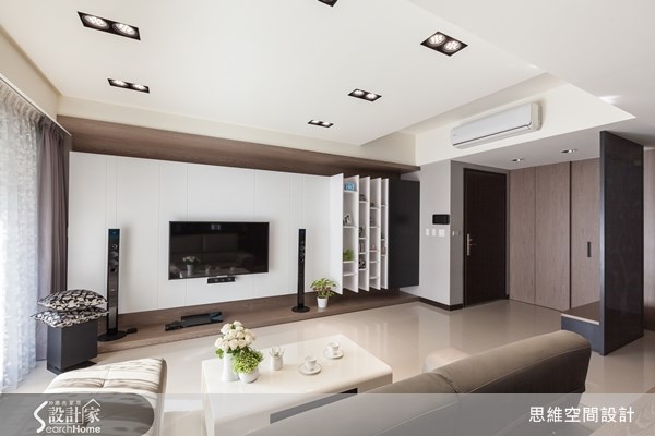 30坪新成屋(5年以下)＿現代風玄關客廳案例圖片＿思維空間設計有限公司＿思維_09之3