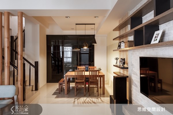 10坪新成屋(5年以下)＿北歐風餐廳樓梯案例圖片＿思維空間設計有限公司＿思維_12之9