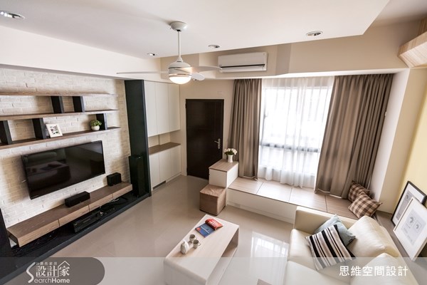 10坪新成屋(5年以下)＿北歐風客廳臥榻案例圖片＿思維空間設計有限公司＿思維_12之2