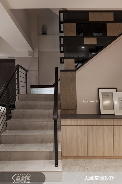50坪新成屋(5年以下)＿人文禪風樓梯案例圖片＿思維空間設計有限公司＿思維_13之11