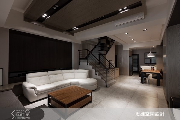 50坪新成屋(5年以下)＿人文禪風客廳餐廳樓梯臥榻案例圖片＿思維空間設計有限公司＿思維_13之4