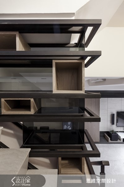 50坪新成屋(5年以下)＿人文禪風樓梯案例圖片＿思維空間設計有限公司＿思維_13之12