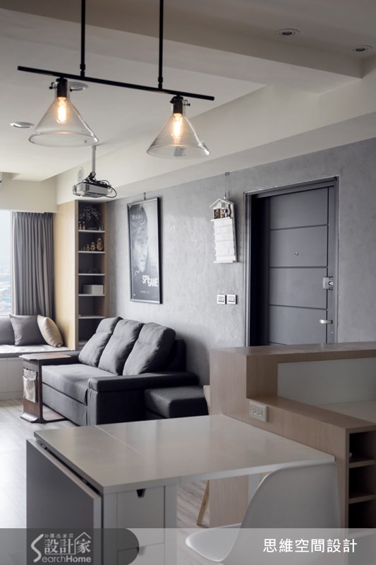 21坪老屋(16~30年)＿北歐風玄關客廳餐廳案例圖片＿思維空間設計有限公司＿思維_15之6