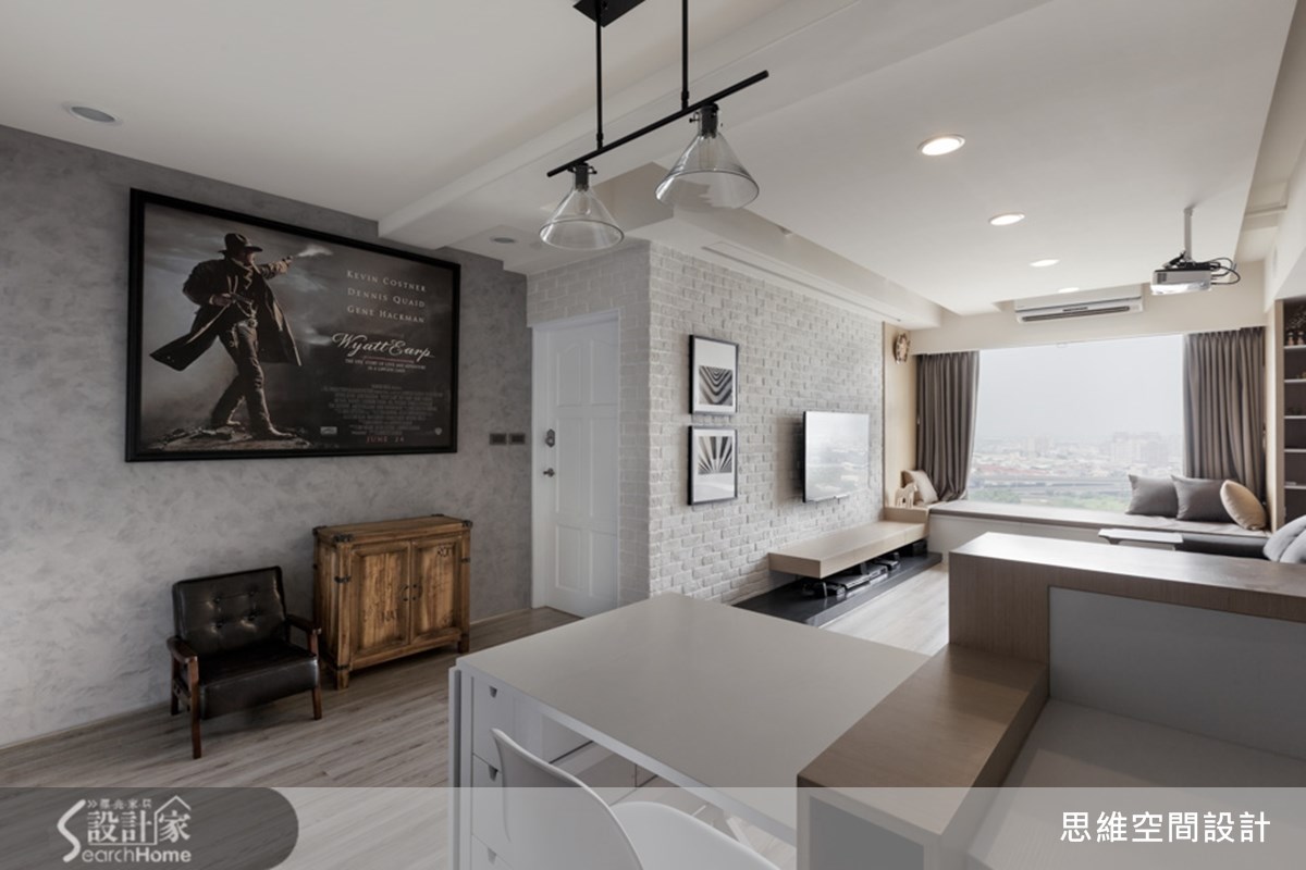 21坪老屋(16~30年)＿北歐風客廳臥榻案例圖片＿思維空間設計有限公司＿思維_15之8